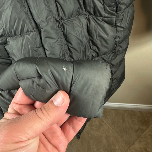 The North Face Metropolis Parka Womens Medium Gray 600-Fill Down Puffer Jacket - Picture 4 of 9